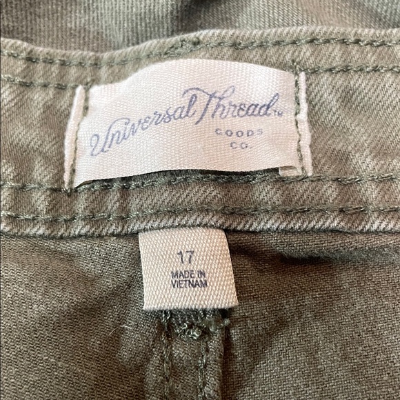 Universal Thread Woman’s Sailor High Rise Wide Leg Plus Size 17 Green Jeans NWT - Picture 8 of 11